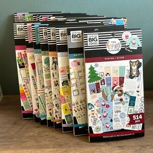 Lot of 17 Happy Planner Sticker Books